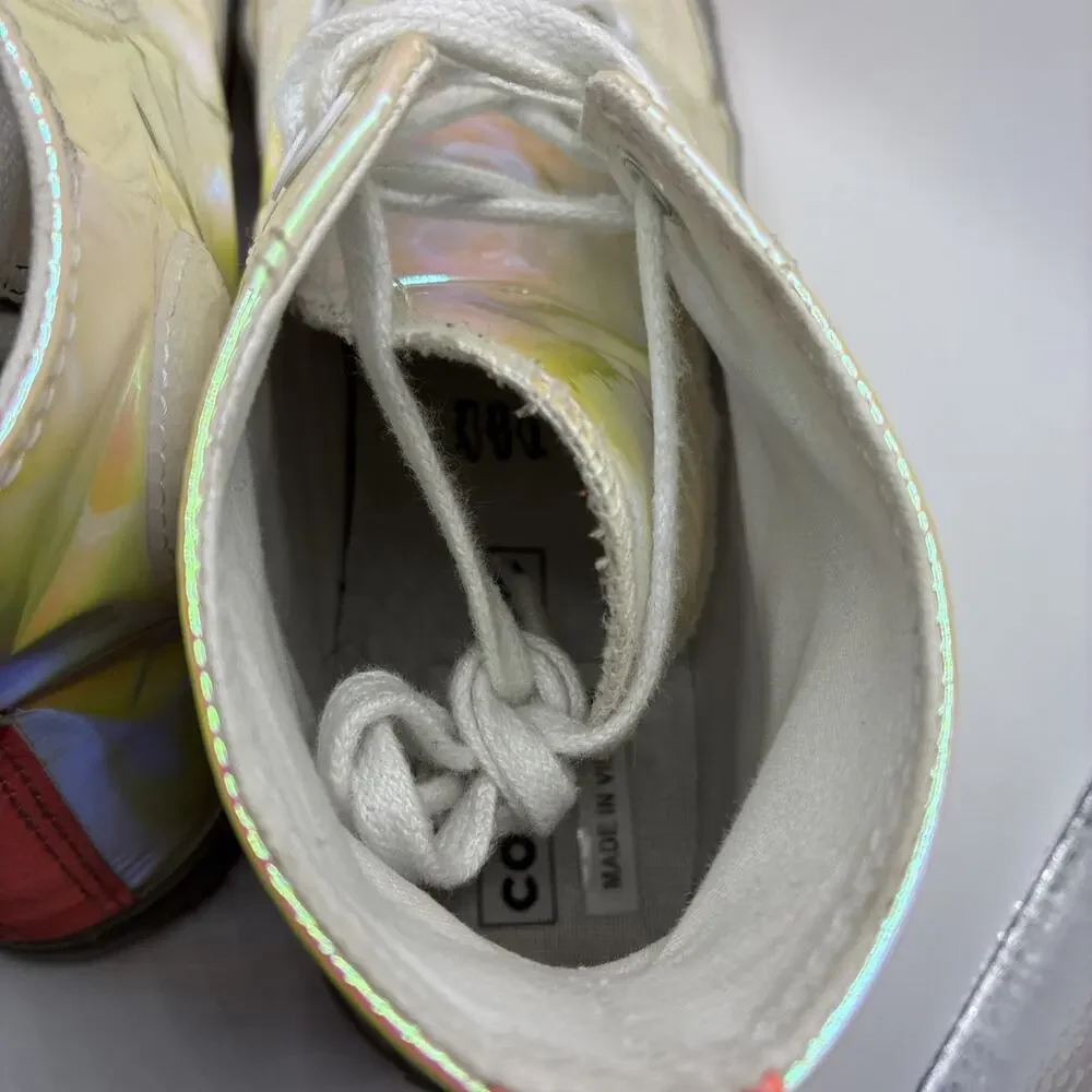Converse All Star Chuck 70 Hi Iridescent High Top Lace Up Sneakers M11 W13 - Picture 6 of 7